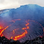 The Ertale Active volcano in Afar Ethiopia